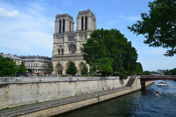 Fototapeta na wymiar Paris - Cathedral of Notre-Dame 