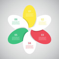 Vector business template for presentation.