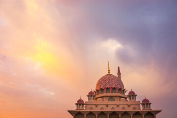 Morning view in Putrajaya - a planned city, 35 km south of Kuala Lumpur, that serves as the federal...