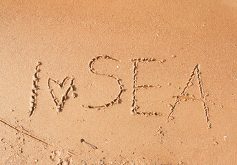 Drawings on the sand