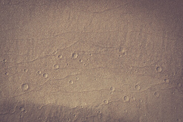 Sandy surface on the beach