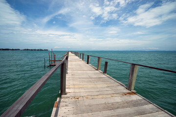 Fototapeta na wymiar View of Sibu island in Johor, Malaysia