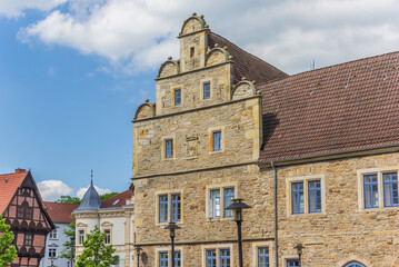Fototapeta na wymiar Facade of the castle of Stadthagen