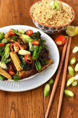 Teriyaki Tofu Stir-Fry