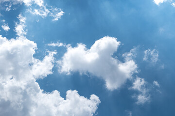 Blue sky with cloud