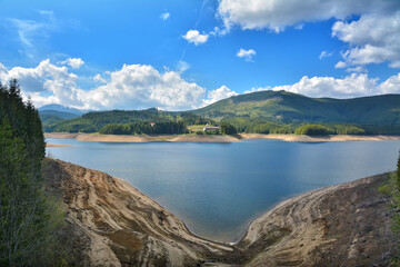 Obraz premium Mountain lake in Transylvania