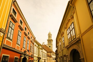 Fototapeta na wymiar Historic architecture in Sopron
