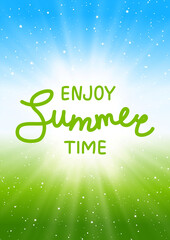 Summer sunny background for Your design