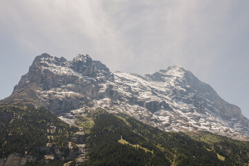 Grindelwald, Dorf, Eiger, Eigernordwand, Alpen, Schweizer Berge, Kleine Scheidegg, Wanderweg, Frühling, Sommer, Schweiz