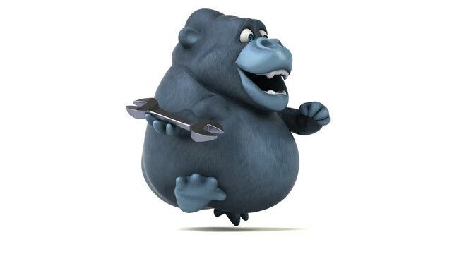 Fun gorilla - 3D Animation