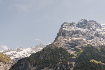 Grindelwald, Dorf, Eiger, Eigernordwand, Schweizer Berge, Alpen, Grindelwaldgletscher, Wanderweg,...