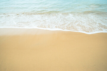 Fototapeta na wymiar beautiful beach and sea water