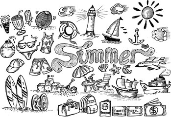 summer, sketch