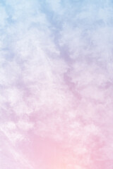 sun and cloud background with a pastel colored

