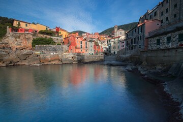 Fototapeta na wymiar Tellaro is considered one of the most beautiful towns in Italy and is located in Liguria