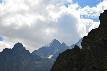 in the foothills of Mount Elbrus
