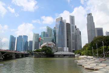 Fototapeta na wymiar Skyline Singapur
