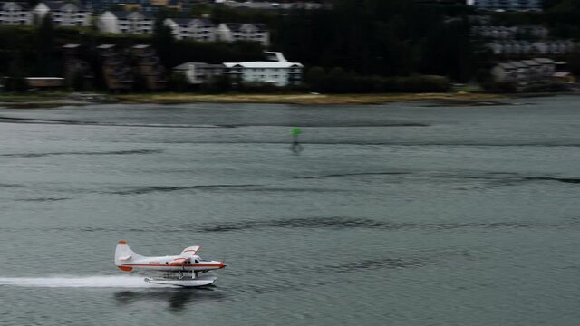 Alaskan Float Plane Landing