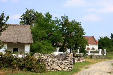 Fototapeta na wymiar Skanzen, Hungarian Open Air Museum in Szentendre