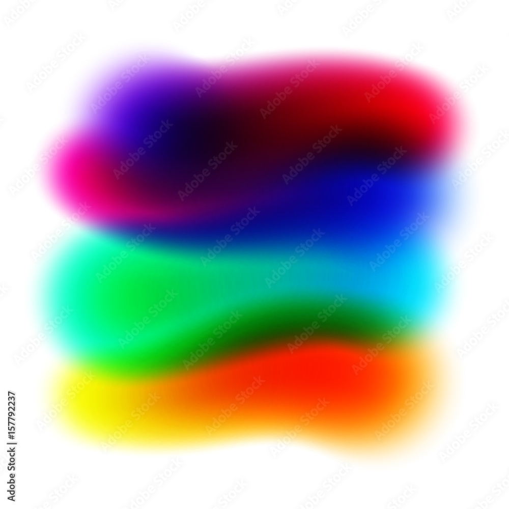Poster abstract colorful blurry lines background with color overlays