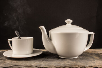 tasse de thé en porcelaine