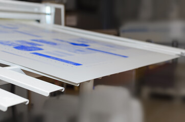 Printing Plant - Computer to plate department. CTP is an imaging technology used in printing...