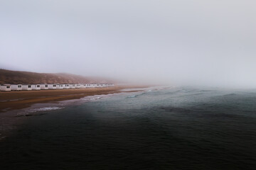 Beach houses at Lokken