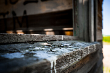Worn Out Window Sill
