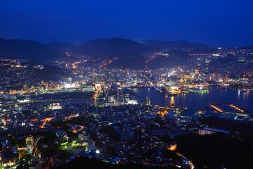Fototapeta premium 稲佐山からの長崎の夜景