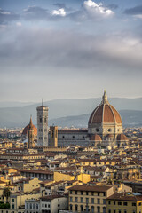 Fototapeta premium Santa Maria del Fiore cathedral in Florence, Tuscany, Italy.