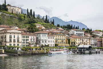 Fototapeta na wymiar View of Bellagio, Lake Como, Lombardy, Italy.