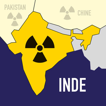 nucléaire - Inde - puissance - bombe atomique - carte - guerre