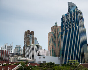 Bangkok Cityscape in Siam Business District