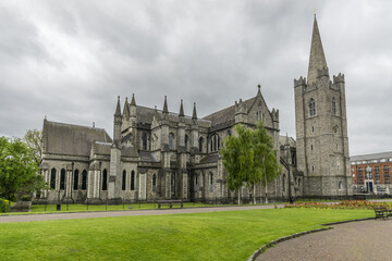 Saint Patrick's Cathedral in  Dublin, Leinster, Ireland, Europe.