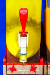 Colorful ice cream slushy smoothie machine