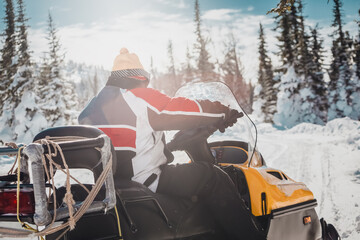 snowmobiling