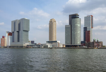 Fototapeta na wymiar Rotterdam harbour in the Netherlands
