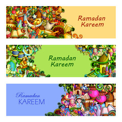 Fototapeta premium Eid Mubarak Blessing for Eid background