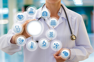 Medical test conducted by a doctor.