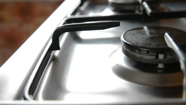 The home coffee in stove.