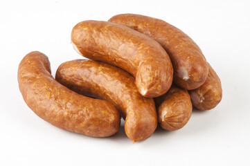 Sausage on a white background