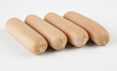Sausage on a white background