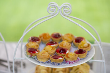 Thai wedding food and wedding decoration