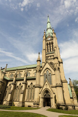 Obraz premium Exterior of Cathedral Church of St. James during Doors Open Toronto event, May 28, 2017.