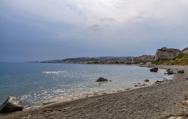 Mediterranean beach of Ionian Sea - Bova Marina, Calabria, Italy