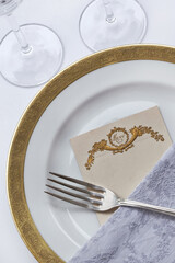 Table set and menu