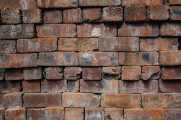 Old brick wall. Grunge background