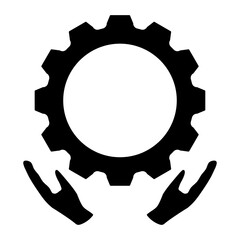 Preventative maintenance  the black color icon .