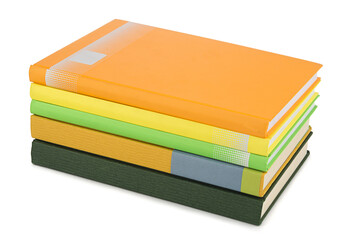 Stack of Colorful Notebooks