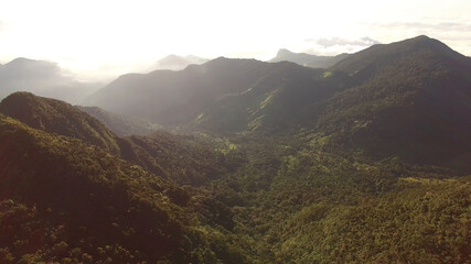 Aerial View of Mountains Landscape, Latin America